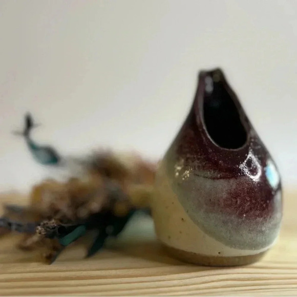 Matthew Taylor Studio Ceramics Pottery Stoneware Coffee Creamer Flower Vase - Picture 6 of 7